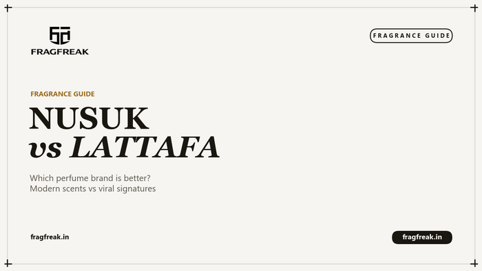 FragFreak cover, Nusuk vs Lattafa brands.