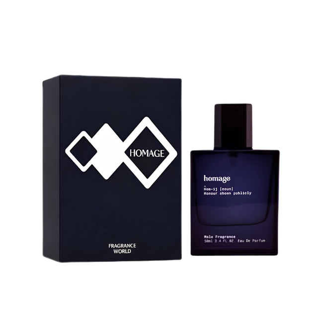Fragrance World Homage EDP bottle