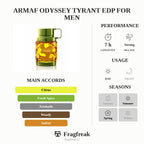 Armaf Odyssey Tyrant Edp For Men