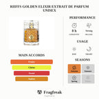 Riiffs Golden Elixir Extrait De Parfum Unisex