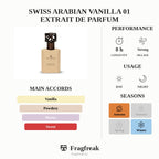 Swiss Arabian Vanilla 01 Extrait De Parfum