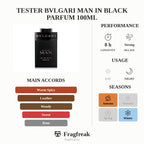 Tester Bvlgari Man In Black Parfum 100Ml