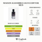 Maison Alhambra Salvo EDP For Men