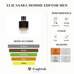 Elie Saab L'Homme Edp For Men