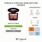 Versace Crystal Noir EDT For Women