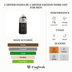 Cartier Pasha de Cartier Edition Noire EDT For Men