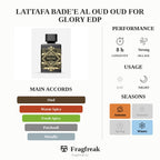 Lattafa Bade'E Al Oud Oud For Glory Edp