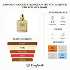 Emporio Armani Stronger With You Leather Edp For Men