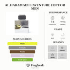 Al Haramain L'Aventure Edp For Men