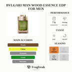 Bvlgari Man Wood Essence EDP For Men