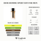 Dior Homme Sport EDT For Men
