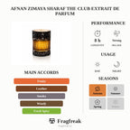 Afnan Zimaya Sharaf The Club Extrait De Parfum