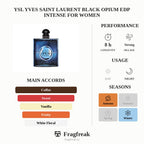 YSL Yves Saint Laurent Black Opium EDP Intense For Women