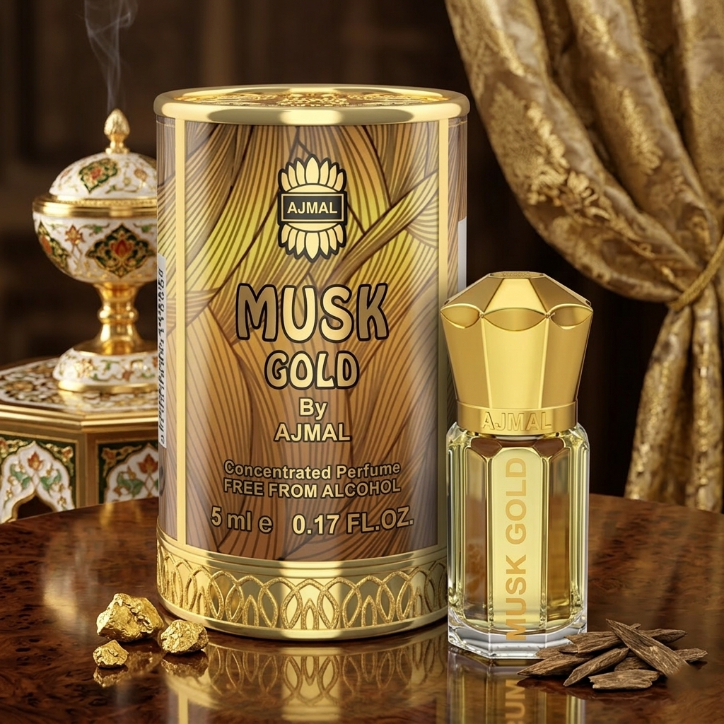 Ajmal Musk Gold Non Alcoholic Attar