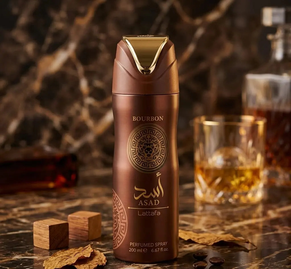 Lattafa Asad Bourbon Deodorant Spray