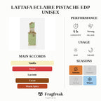 Lattafa Eclaire Pistache Edp Unisex