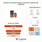 Khadlaj Island Vanilla Dunes Extrait De Parfum