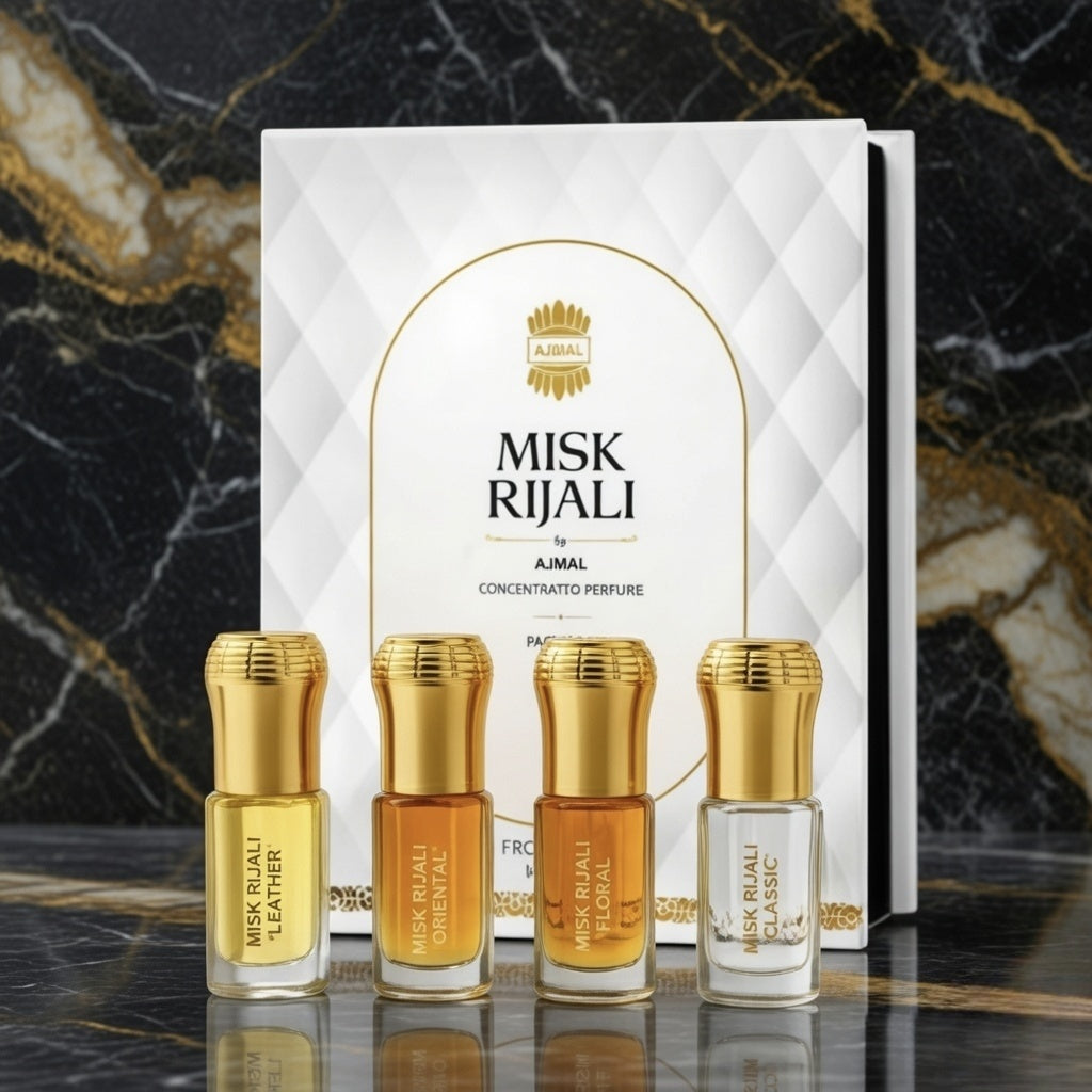 Ajmal Misk Rijali Attar Gift Set Unisex