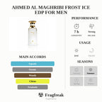 Ahmed Al Maghribi Frost Ice Edp For Men