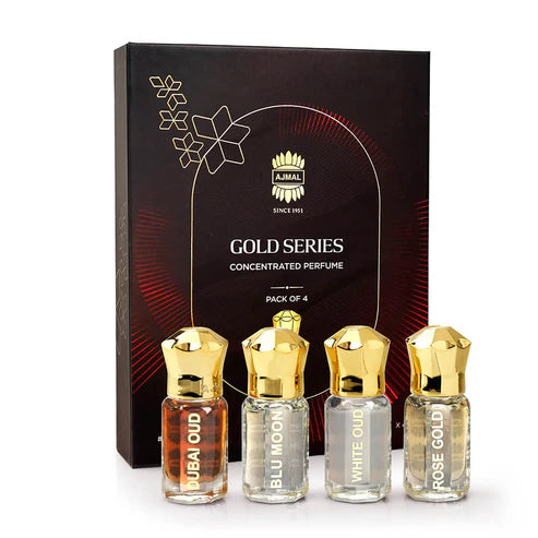 Ajmal Gold Series Non Alcoholic Attar Giftpack Unisex