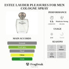 Estee Lauder Pleasures For Men Cologne Spray