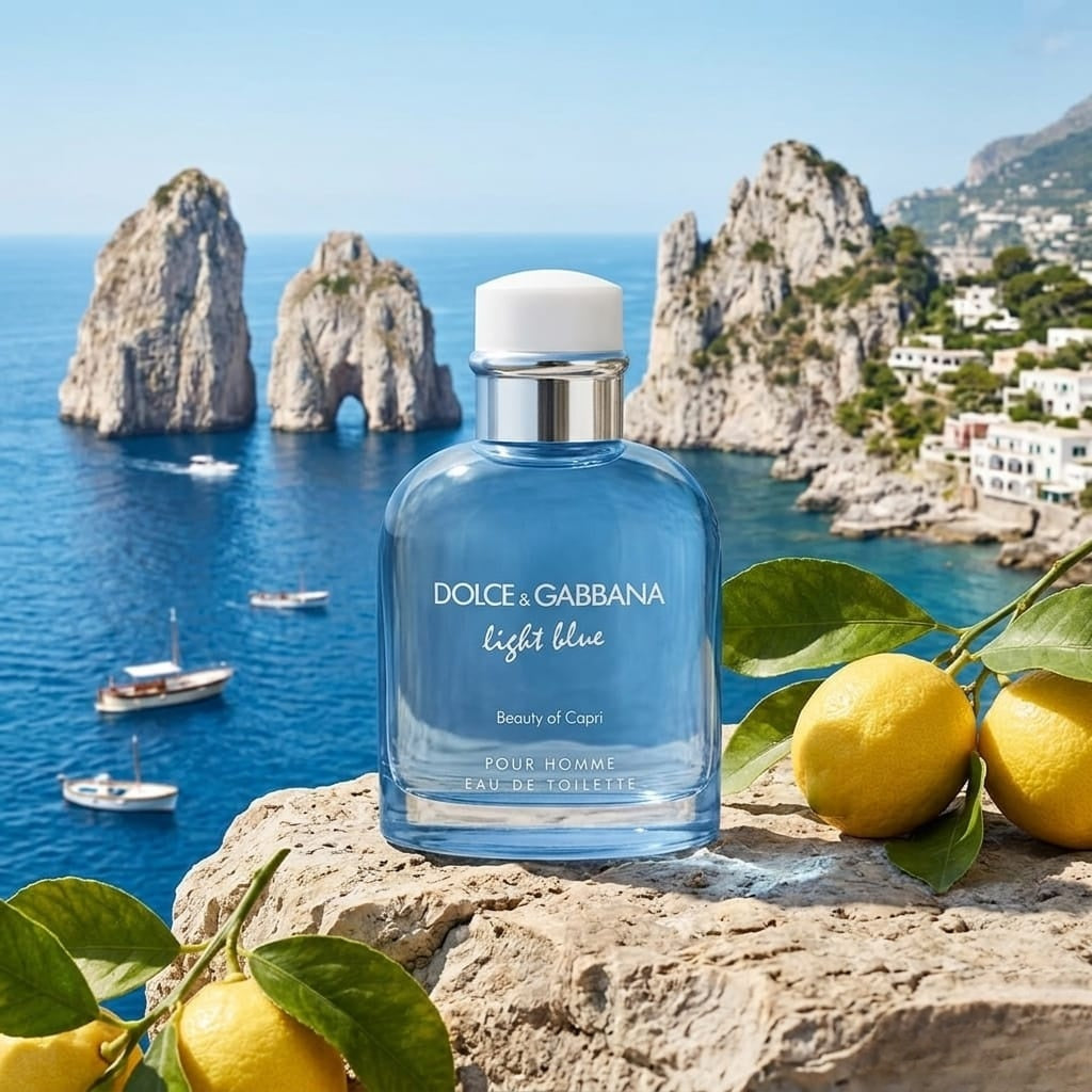 Dolce And Gabbana Light Blue Beauty Of Capri Edt For Men
