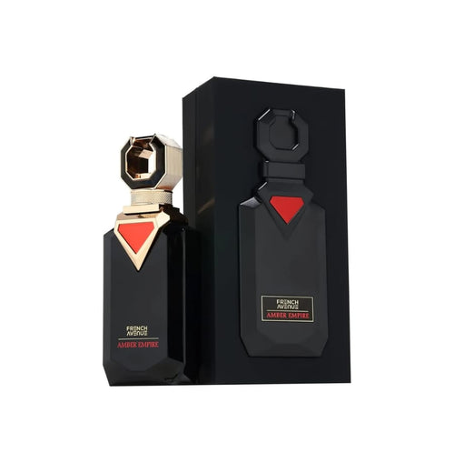 French Avenue AMBER EMPIRE gourmand amber woody perfume for unisex