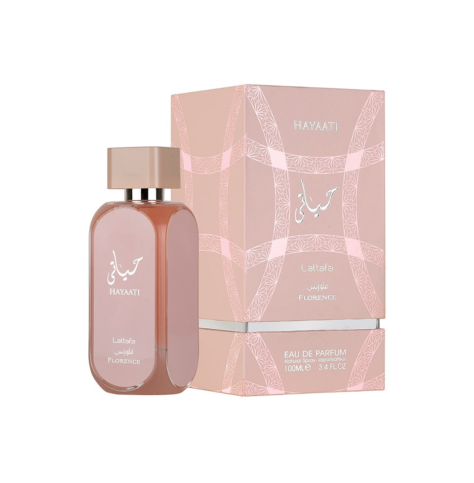Lattafa Hayaati Florence EDP bottle
