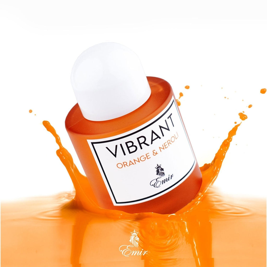 Emir Vibrant Orange and Neroli EDP bottle