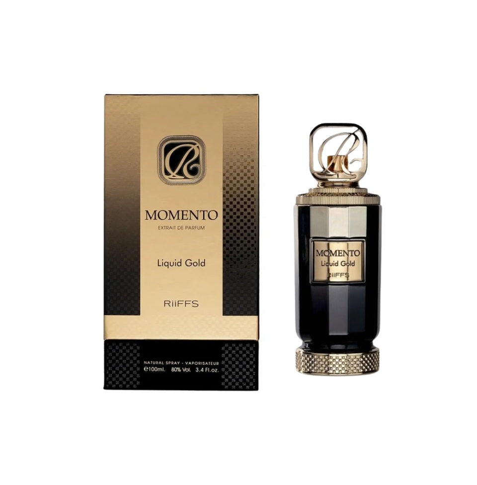 Riiffs Momento Liquid Gold Extrait bottle